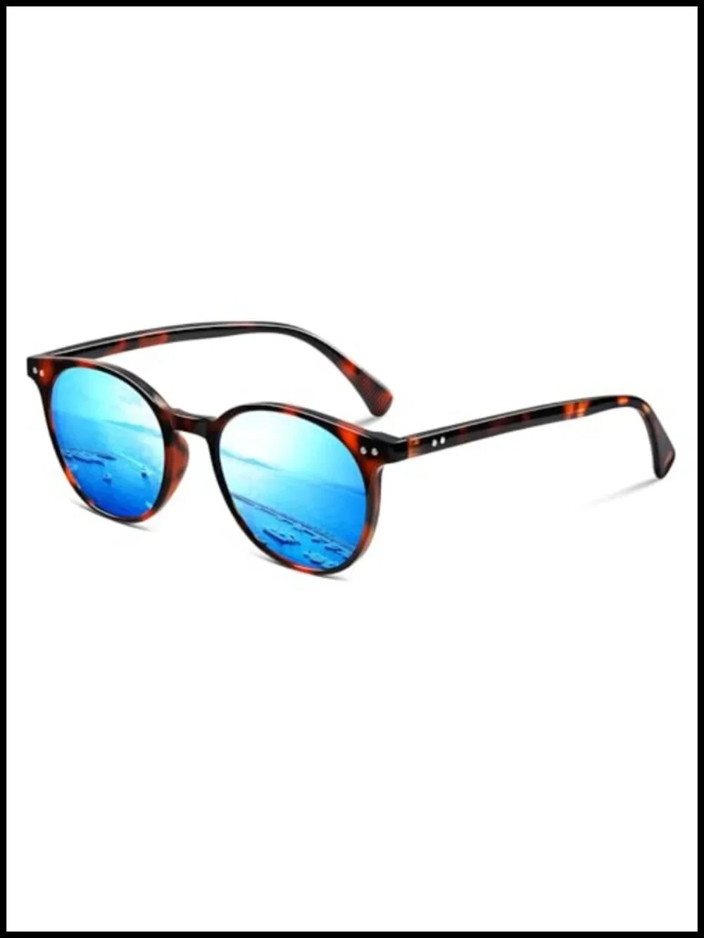 Polarized Retro Round Sunglasses UV Protection Small Frame Trendy